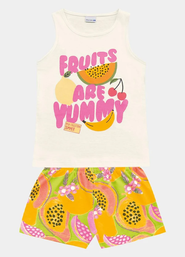 Fakini Kids - Conjunto Regata e Short Bege 2
