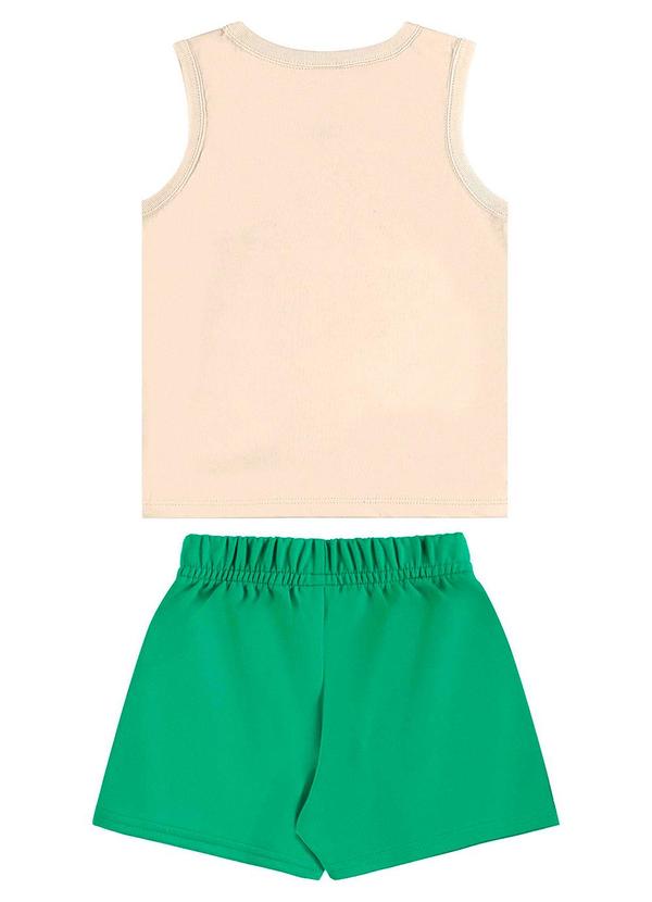 Bee Loop - Conjunto Regata e Short Menina Bege 2