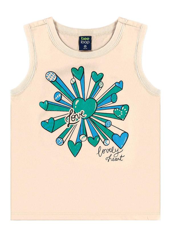 Bee Loop - Conjunto Regata e Short Menina Bege 3