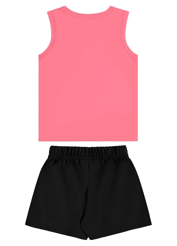 Bee Loop - Conjunto Regata e Short Menina Rosa 3