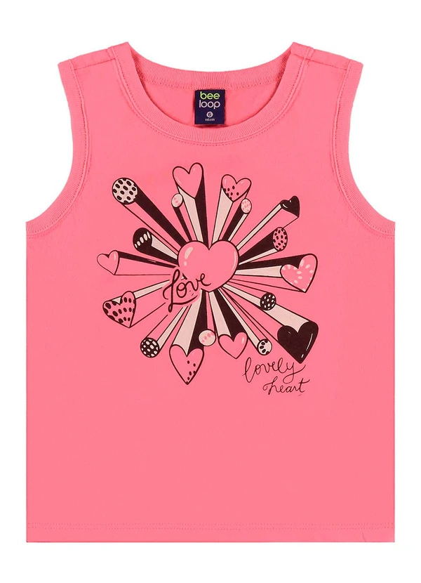 Bee Loop - Conjunto Regata e Short Menina Rosa 4