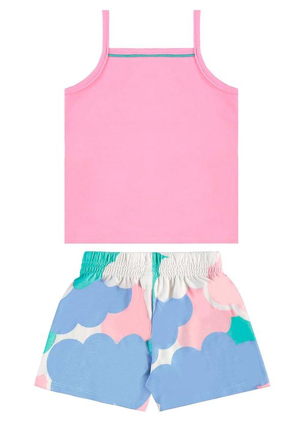 Bee Loop - Conjunto Regata e Short Menina Rosa 2