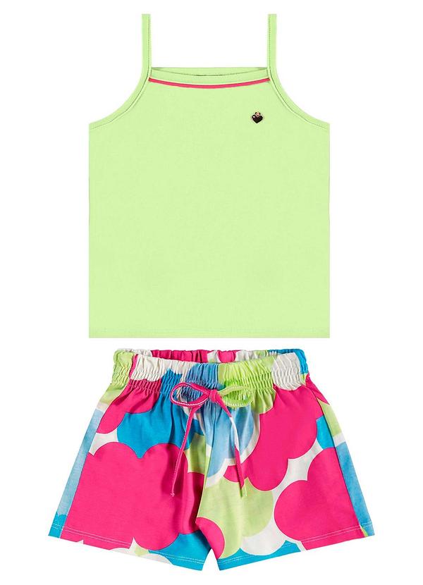 Bee Loop - Conjunto Regata e Short Menina Verde 2