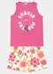 Fakini Kids - Conjunto Regata e Short Rosa - variação: Rosa