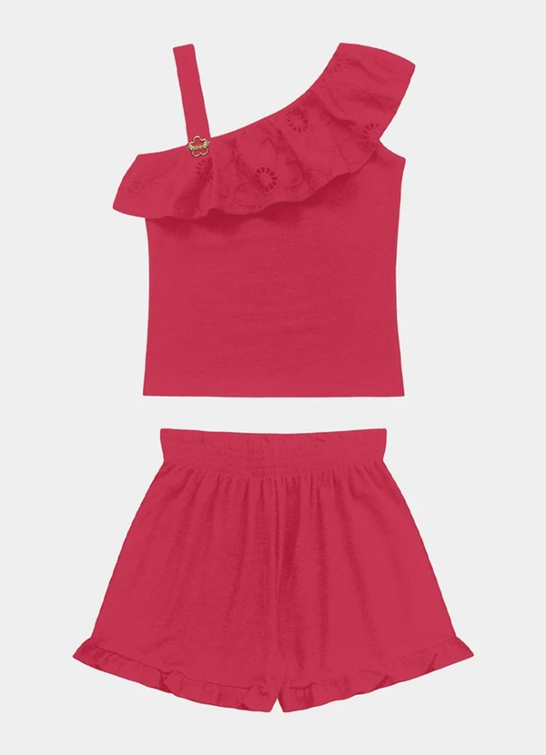 Fakini Kids - Conjunto Regata e Short Rosa