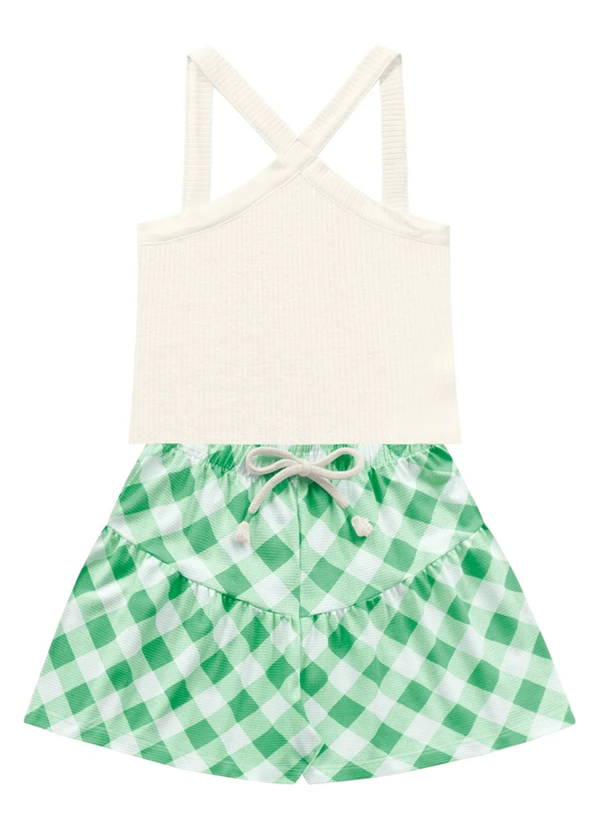Fakini Kids - Conjunto Regata e Short Rosa