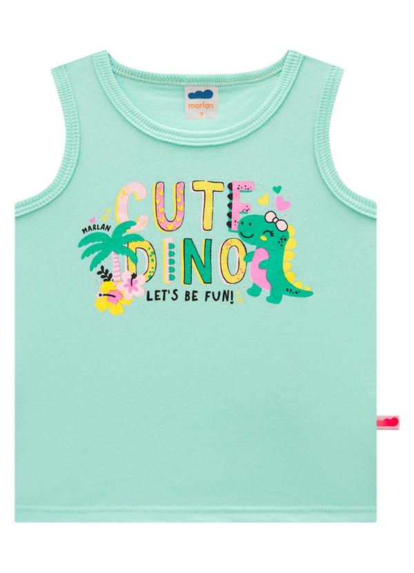 Marlan - Conjunto Regata e Shorts Dinossaurinhas Verde 3