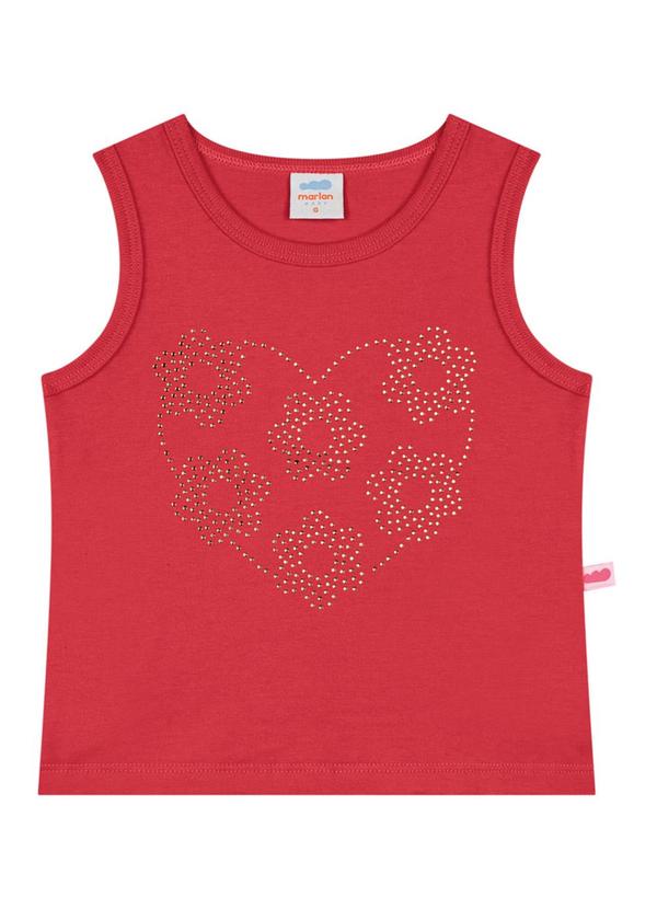 Marlan - Conjunto Regata e Shorts Glitter Color Vermelho 3