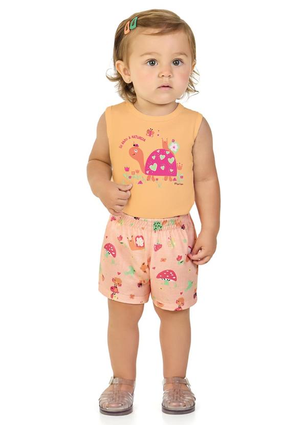 Marlan - Conjunto Regata e Shorts Jardim Encantado Bege 1