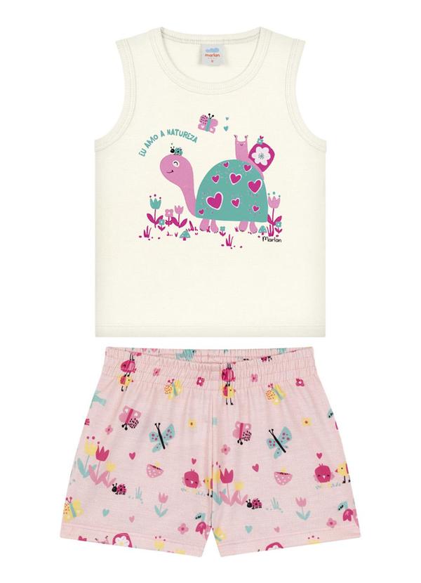 Marlan - Conjunto Regata e Shorts Jardim Encantado Bege 2
