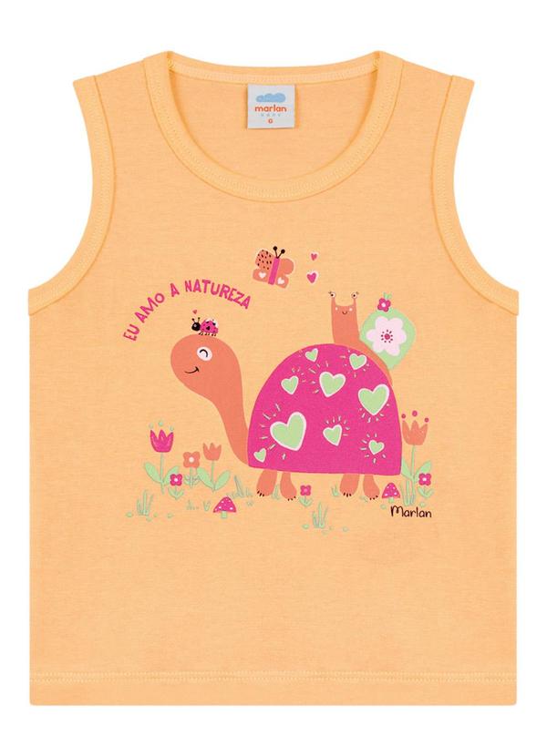 Marlan - Conjunto Regata e Shorts Jd Encantado Laranja 2