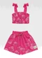 Barbie - Conjunto Regata/Short Barbie Rosa - variação: Rosa