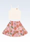 Fakini Kids - Conjunto Regata/Shorts Saia Bege - variação: Bege