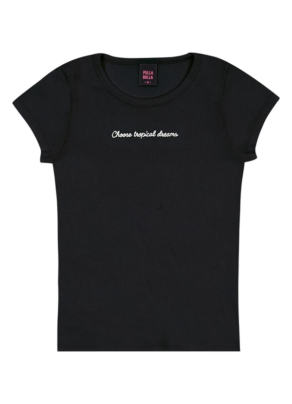 Pulla Bulla - Conjunto Ribana com Elastano Leve Preto 3