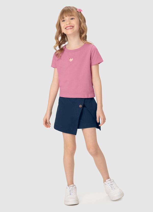 Malwee Kids - Conjunto Rosa Antigo Box com Bordado Menina 2