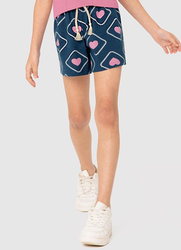 Malwee Kids - Conjunto Rosa Claro Cropped Corações 3