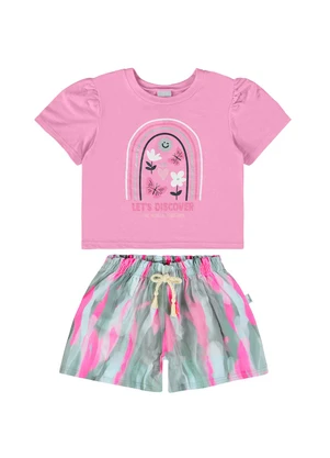 Malwee Kids - Conjunto Rosa Claro Let'S Discover Clochard - MALWEE KIDS