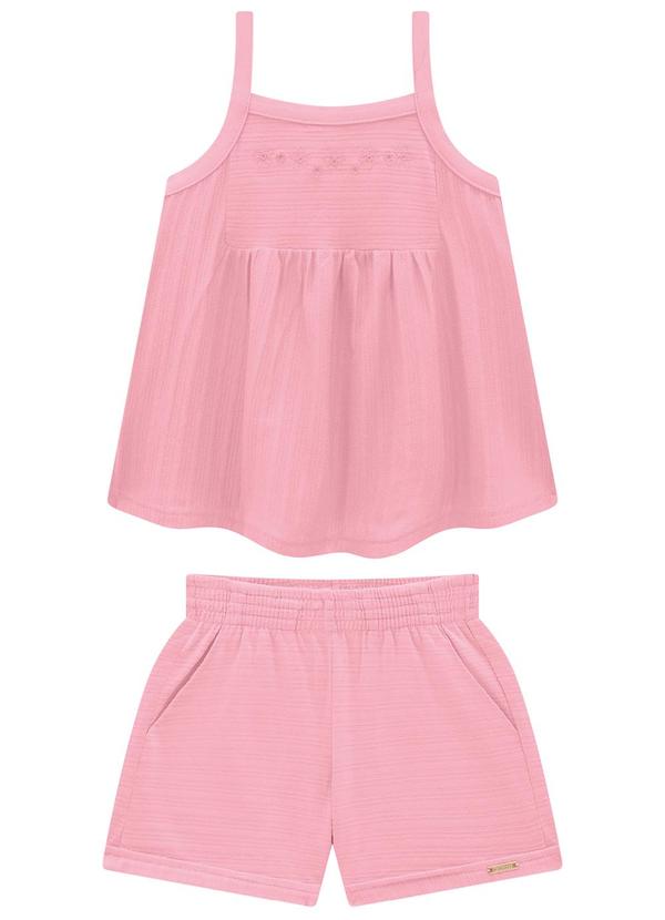 Carinhoso - Conjunto Rosa Comfort Texturizado