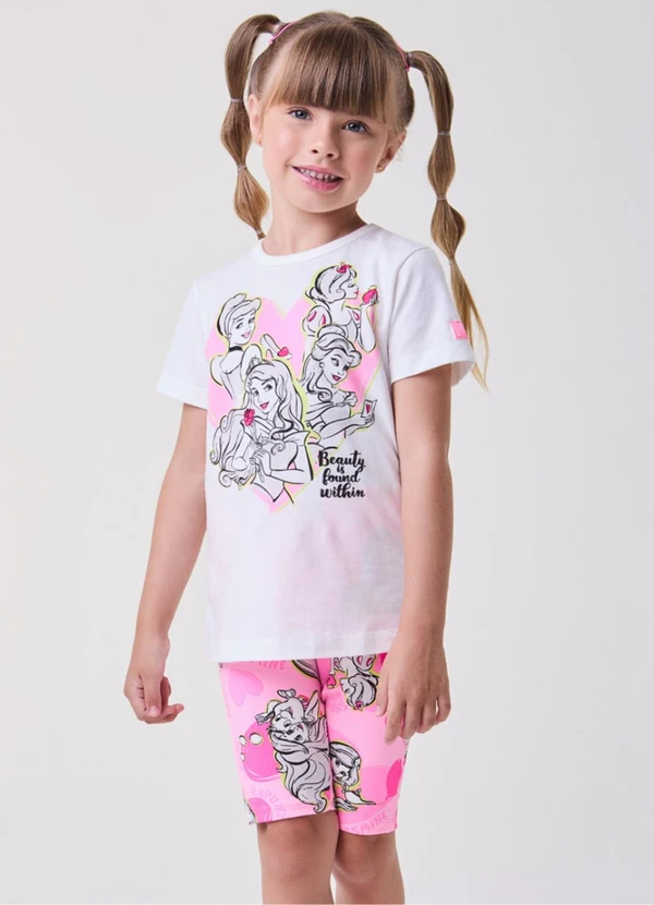 Bimbi - Conjunto Rosa das Princesas Rosa