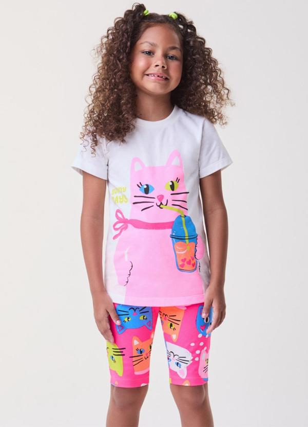 Bimbi - Conjunto Rosa de Gatinhos Rosa