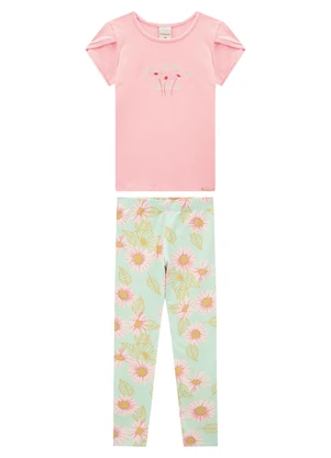 Carinhoso - Conjunto Rosa It'S Time To Bloom Menina - CARINHOSO