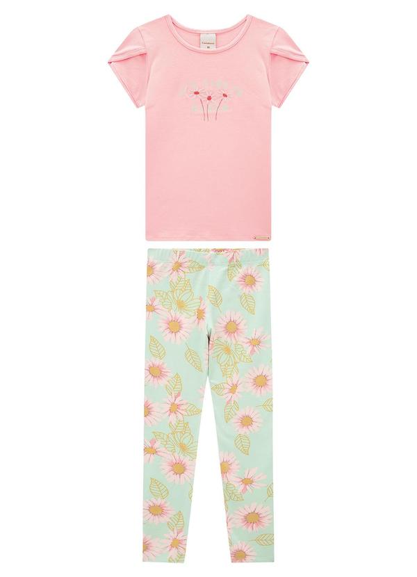 Carinhoso - Conjunto Rosa It'S Time To Bloom Menina