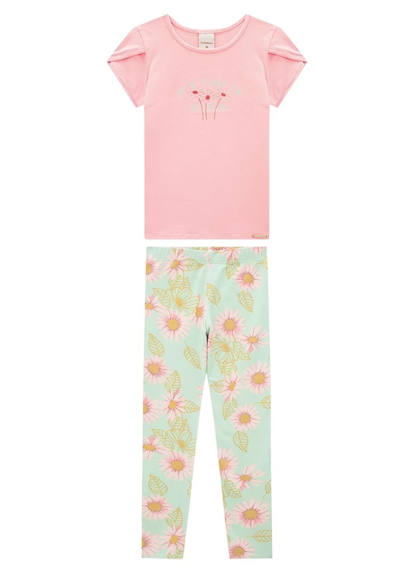Carinhoso - Conjunto Rosa It'S Time To Bloom Menina 1