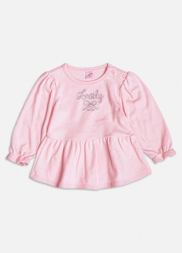 Momi - Conjunto Rosa Lovely com Laço Tule Rosa 3