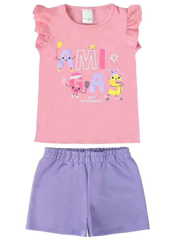 Malwee Kids - Conjunto Rosa