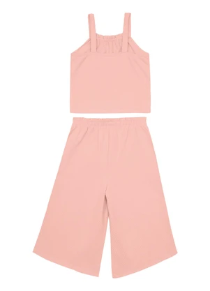 Carinhoso - Conjunto Rosê Clochard Menina - CARINHOSO