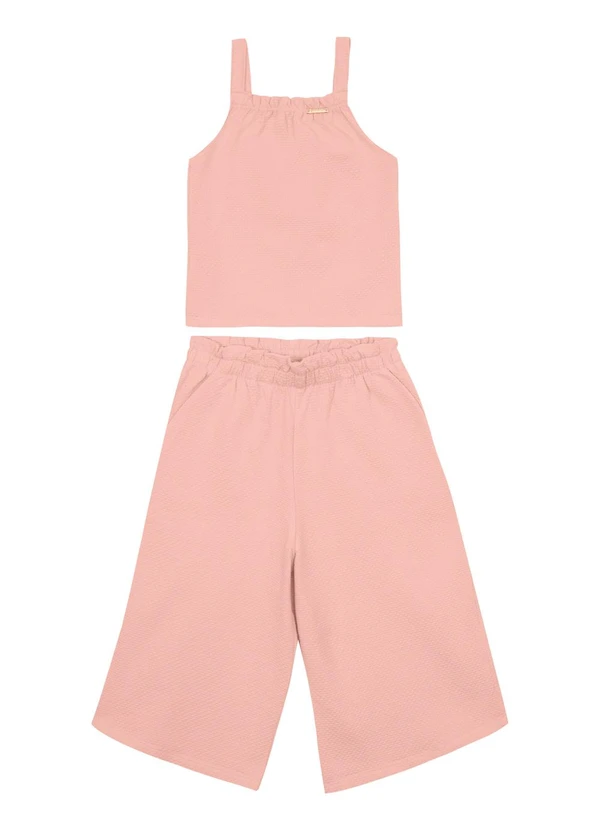 Carinhoso - Conjunto Rosê Clochard Menina