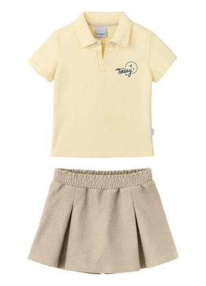 Malwee Kids - Conjunto Searching For New Amarelo Claro - MALWEE KIDS