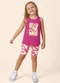 Malwee Kids - Conjunto Spring Vibes Rosa - variação: Rosa Fúcsia