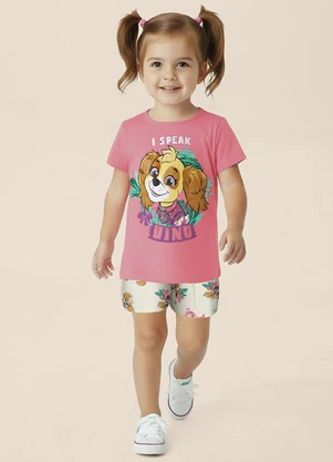 Malwee Kids - Conjunto Skye Patrulha Canina® Rosa - MALWEE KIDS