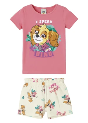 Malwee Kids - Conjunto Skye Patrulha Canina® Rosa - MALWEE KIDS
