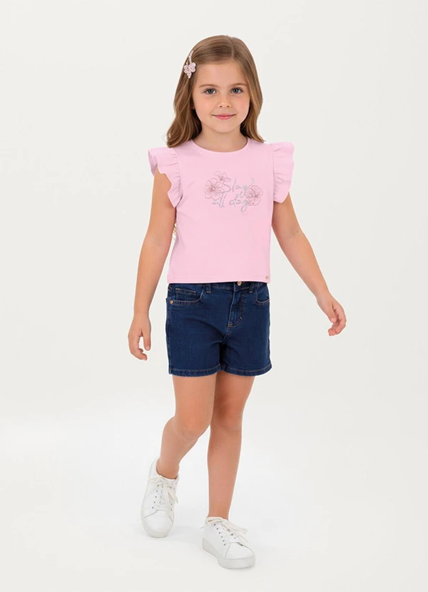 Carinhoso - Conjunto Slay All Day com Jeans Rosa