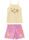 Malwee Kids - Conjunto Fresh & Fun Rosa - variação: Amarelo Claro