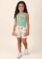 Malwee Kids - Conjunto Fresh & Fun Rosa - variação: Verde Água