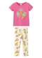 Malwee Kids - Conjunto Sorvetes Divertidos com Glitter Rosa - variação: Rosa