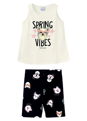 Malwee Kids - Conjunto Spring Vibes Off White - MALWEE KIDS