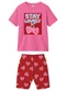 Malwee Kids - Conjunto Stay Lovely Azul Marinho - variação: Rosa Escuro