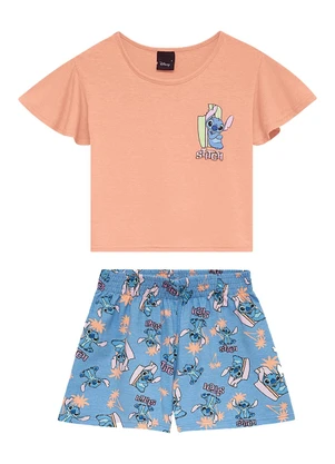 Malwee Kids - Conjunto Stitch® Box Coral - MALWEE KIDS