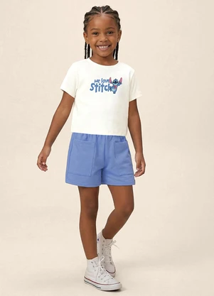 Malwee Kids - Conjunto Stitch Disney® Off White - MALWEE KIDS