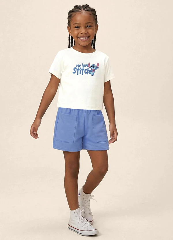 Malwee Kids - Conjunto Stitch Disney® Off White