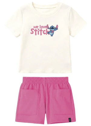 Malwee Kids - Conjunto Stitch Disney® Rosa - MALWEE KIDS