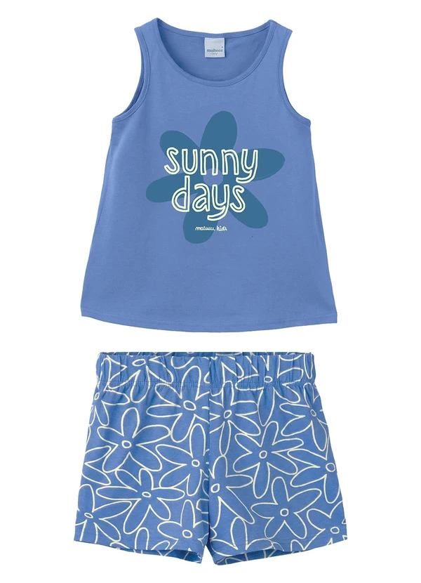 Malwee Kids - Conjunto Sunny Days Azul