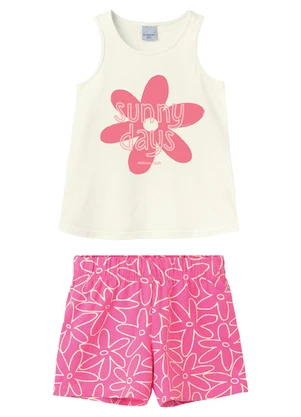 Malwee Kids - Conjunto Sunny Days Off White - MALWEE KIDS