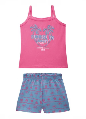 Malwee Kids - Conjunto Sunrise To Sunset Rosa Escuro - MALWEE KIDS