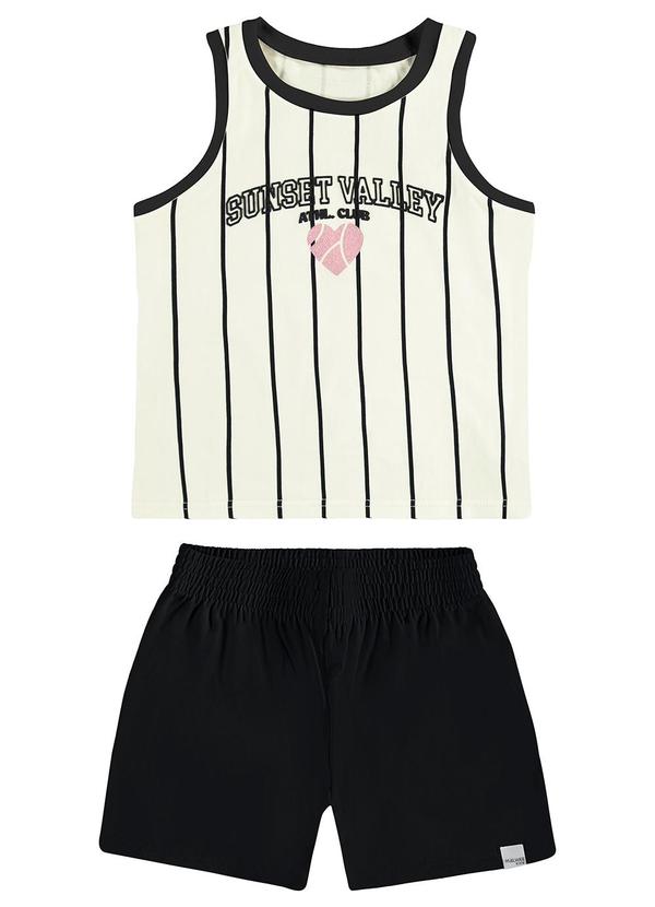 Malwee Kids - Conjunto Sunset Valley Branco