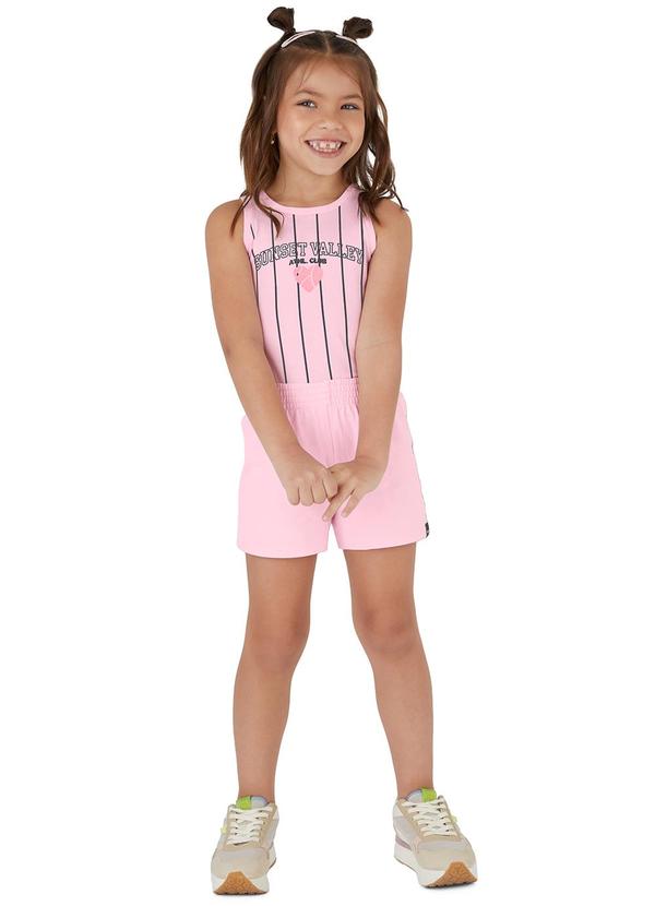 Malwee Kids - Conjunto Sunset Valley Rosa Claro